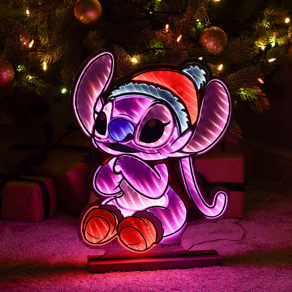 40cm ©Disney Lilo & Stitch Infinity Christmas Light Angel