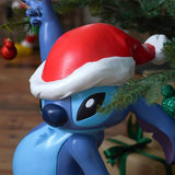 49cm Outdoor ©Disney Christmas Decoration Stitch with Santa Hat Garden Ornament