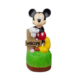 40cm Outdoor ©Disney Mickey Mouse Welcome Sign Garden Ornament