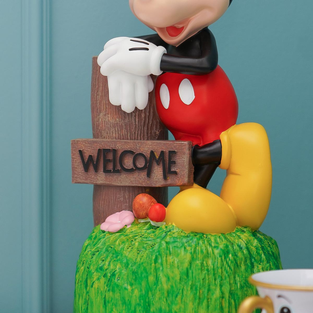 40cm Outdoor ©Disney Mickey Mouse Welcome Sign Garden Ornament