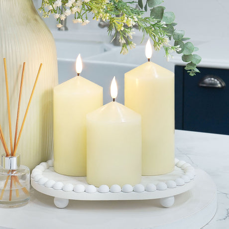 Ember™ Ivory Chapel LED Candle