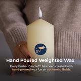 Ember™ Ivory Chapel LED Candle