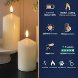 Ember™ Ivory Chapel LED Candle