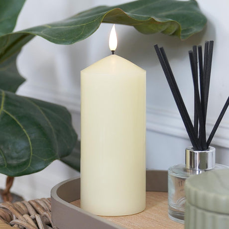 Ember™ Ivory Chapel LED Candle