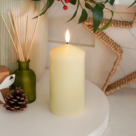Ember™ Ivory Chapel LED Candle