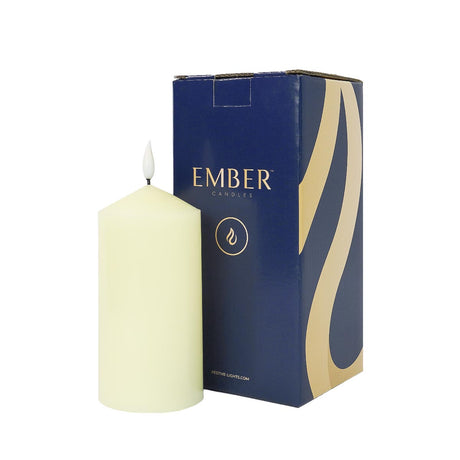 Ember™ Ivory Chapel LED Candle