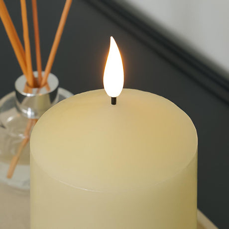 Ember™ Ivory Chapel LED Candle
