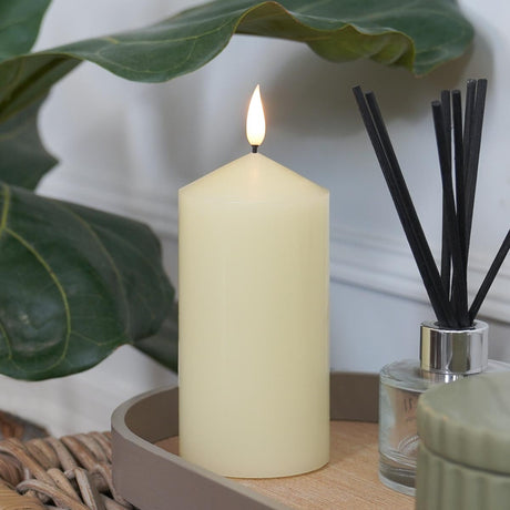 Ember™ Ivory Chapel LED Candle
