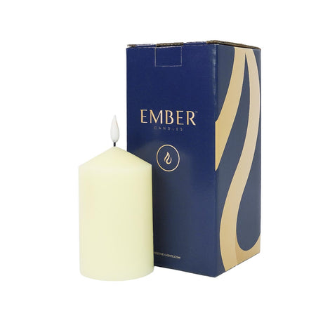 Ember™ Ivory Chapel LED Candle