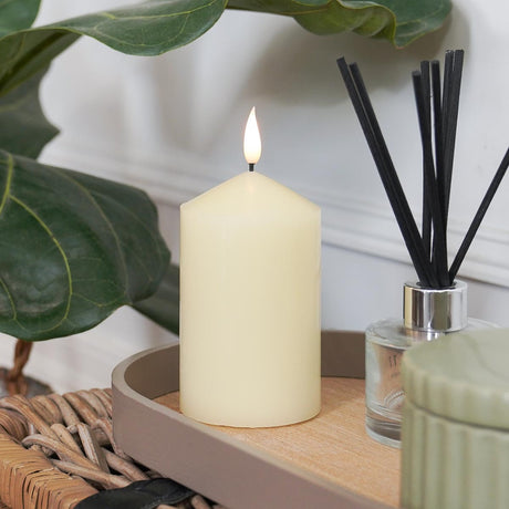 Ember™ Ivory Chapel LED Candle