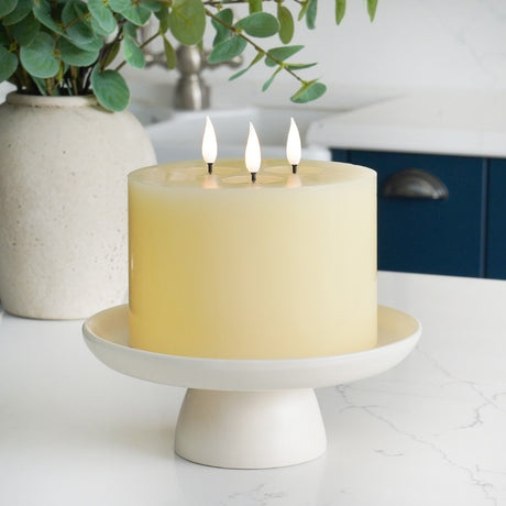 Ember™ Ivory Triple Wick LED Candle