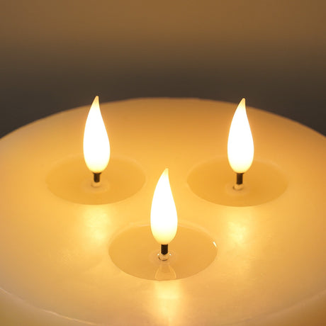 Ember™ Ivory Triple Wick LED Candle