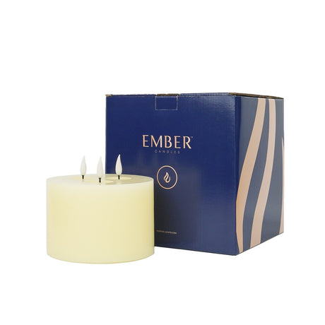 Ember™ Ivory Triple Wick LED Candle