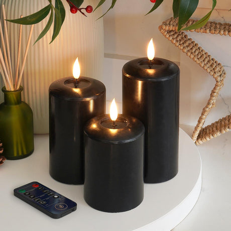 Ember™ Signature Black LED Candle