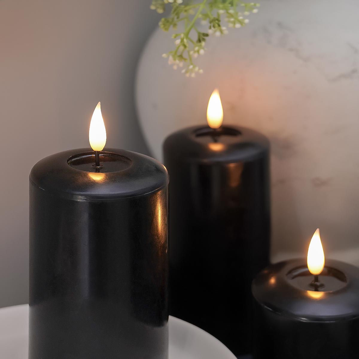 Ember™ Signature Black LED Candle