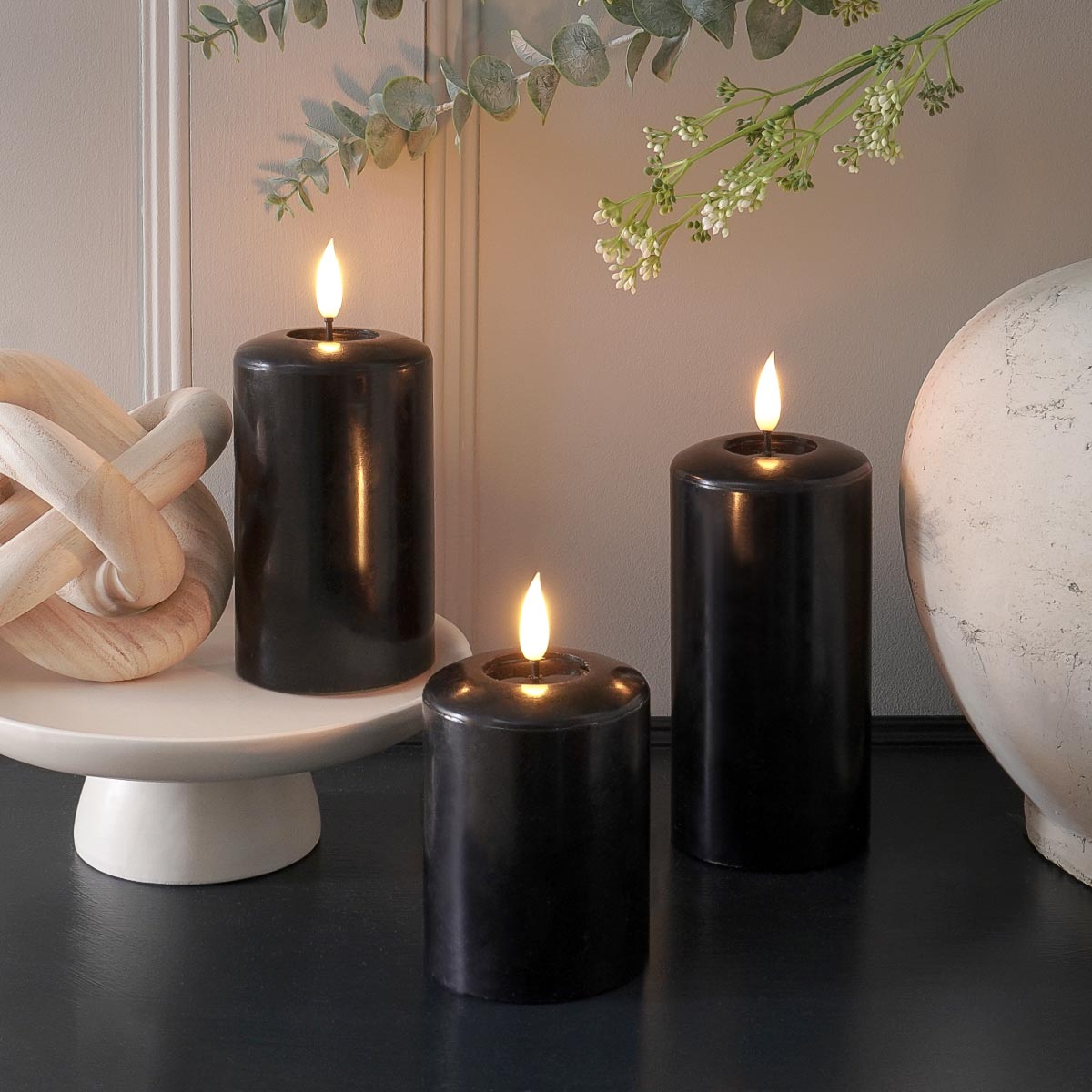 Ember™ Signature Black LED Candle