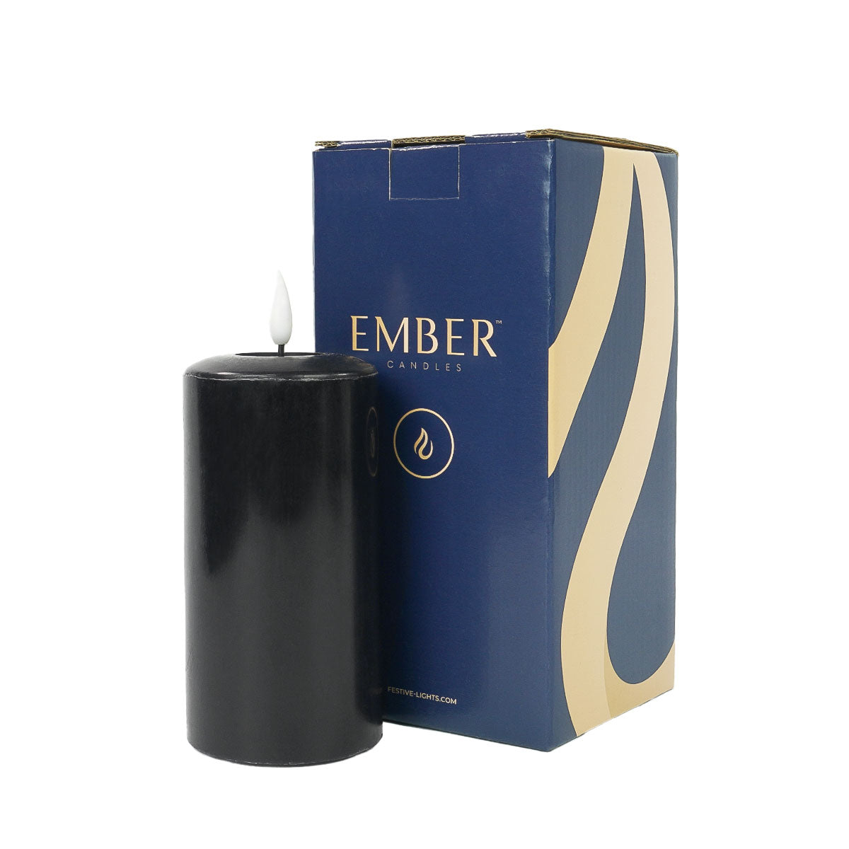 Ember™ Signature Black LED Candle