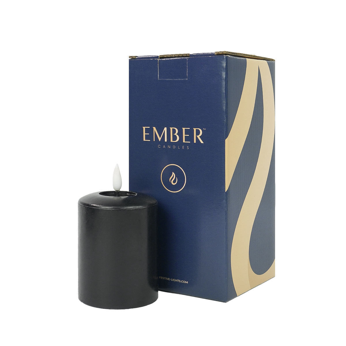 Ember™ Signature Black LED Candle