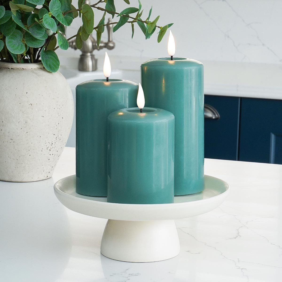 Ember™ Signature Sage Green LED Candle