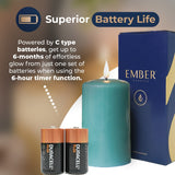 Ember™ Signature Sage Green LED Candle