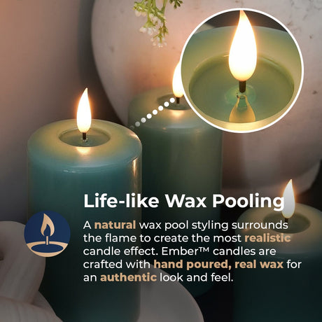 Ember™ Signature Sage Green LED Candle