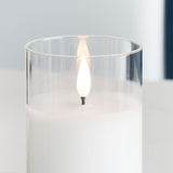 Ember™ Glass Hurricane LED Candle