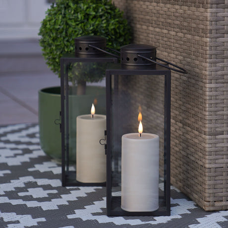 Ember™ LED Outdoor Candle Cream 15cm