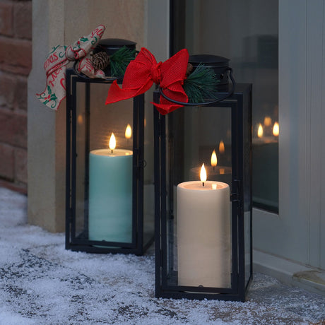 Ember™ LED Outdoor Candle Cream 15cm