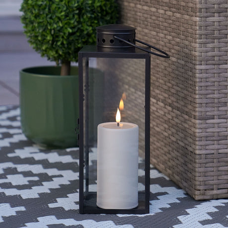 Ember™ LED Outdoor Candle White 15cm