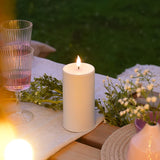 Ember™ LED Outdoor Candle White 15cm