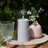 Ember™ LED Outdoor Candle White 15cm