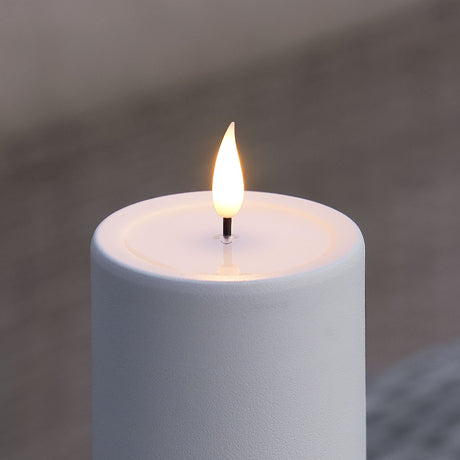 Metal Garden Stake with White Ember™ Outdoor Candle