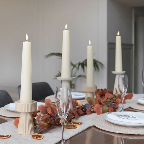 Ember™ Ivory LED Taper Candle 26cm