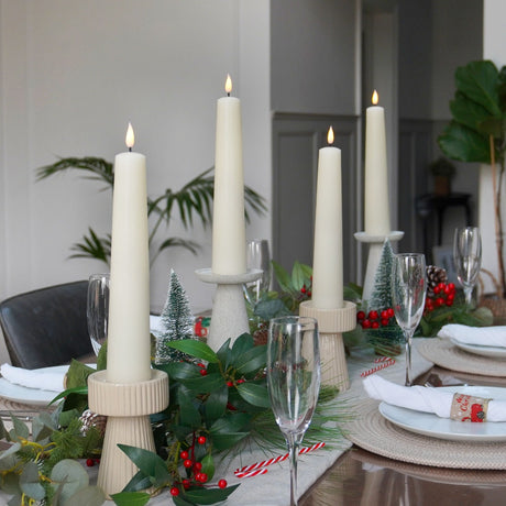 Ember™ Ivory LED Taper Candle 26cm