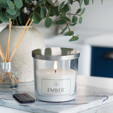 Ember™ Glass Jar LED Candle 12cm
