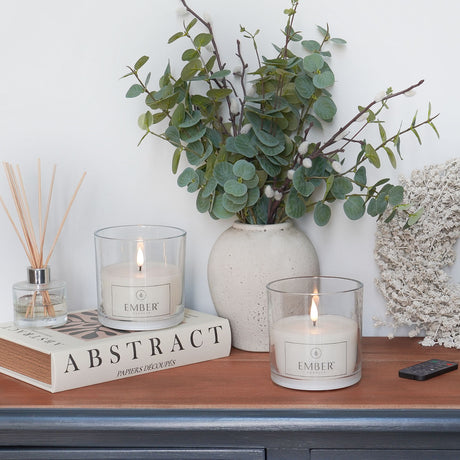 Ember™ Glass Jar LED Candle 12cm