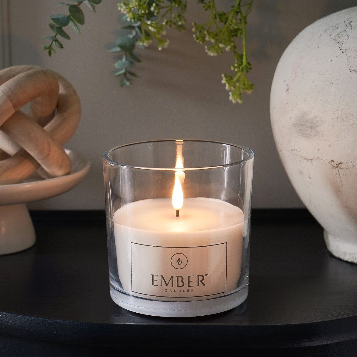 Ember™ Glass Jar LED Candle 12cm