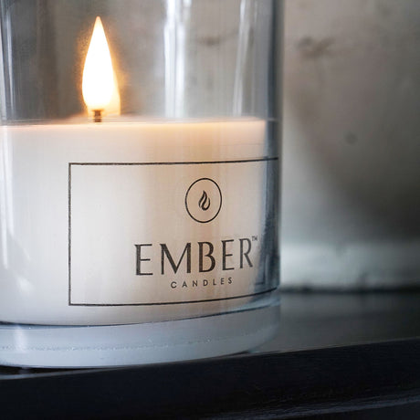 Ember™ Glass Jar LED Candle 12cm