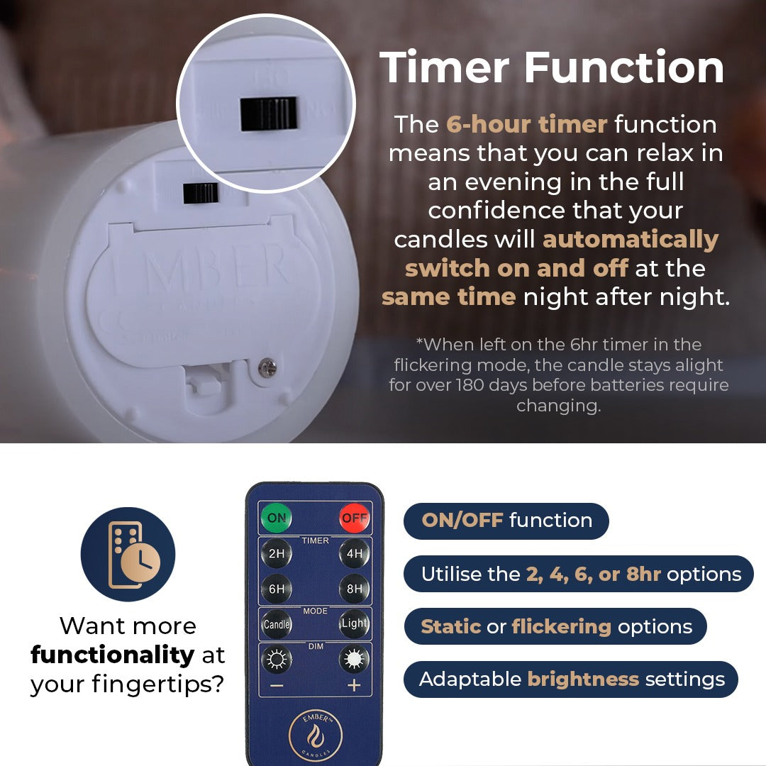 Ember™ Signature White LED Candle