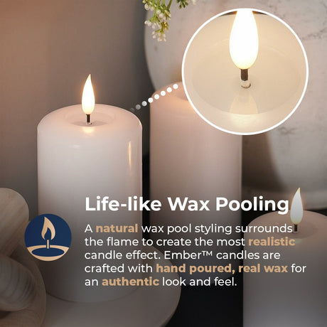 Ember™ Signature White LED Candle