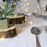 2m Battery Silver Firefly Wire Fairy Lights, 20 LEDs
