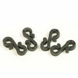 10 Pack Black 'S' Gutter Hooks for 5m Lights