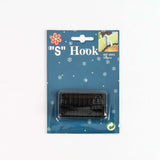 10 Pack Black 'S' Gutter Hooks for 5m Lights