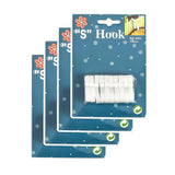 White 'S' Gutter Hooks for 20 metre Lights, 40 Pack