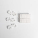 White 'S' Gutter Hooks for 10 metre Lights, 20 Pack