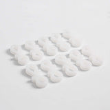 White 'S' Gutter Hooks for 25 and 30 metre Lights, 50 Pack