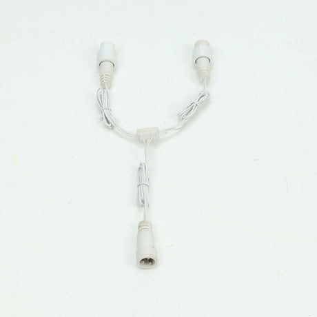 30cm Low Voltage Connectable T and Y Connector, Black, Green or White