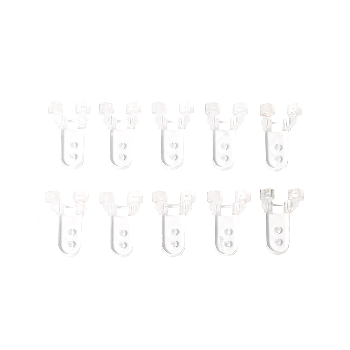 10 Pack Mount Clips for Rope Light, Strip Light & Neon Flex