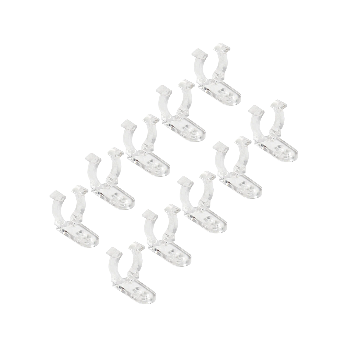 10 Pack Mount Clips for Rope Light, Strip Light & Neon Flex