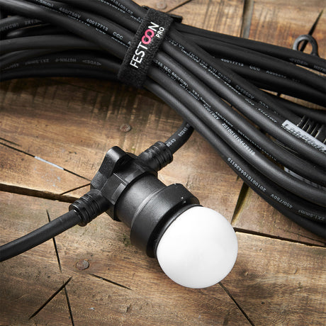 FestoonPro® E27 Connectable Black Festoon Belt